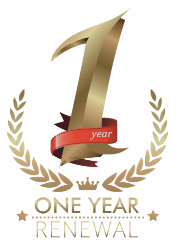 1 year renewal